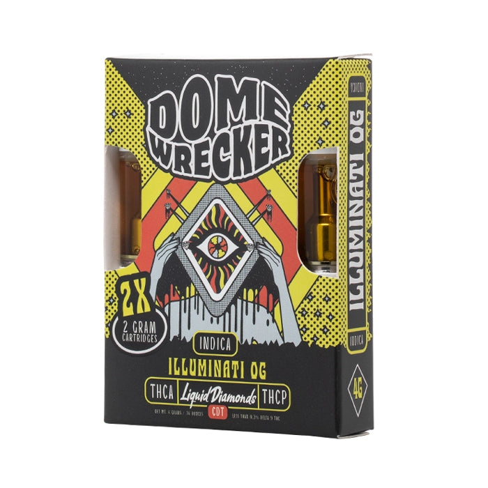 Dome Wrecker carts THCA Liq. Diamonds THCP 2x 2g