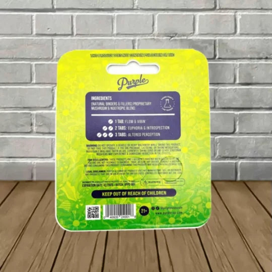 Purple Silly Dots Mega Dose 5 Tabs (10 servings)