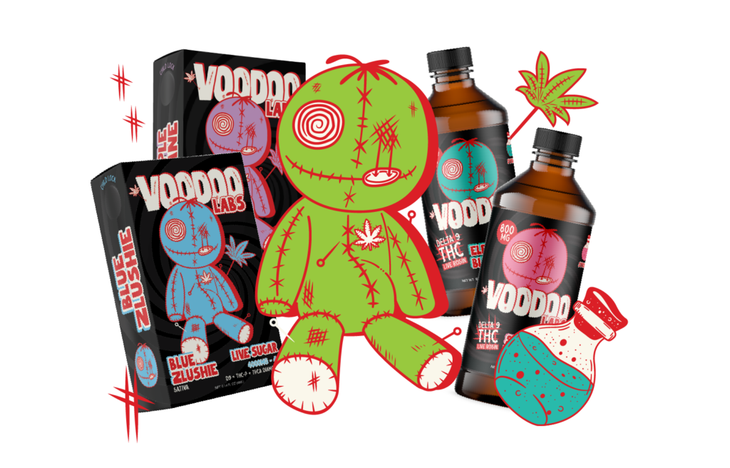 VooDoo Labs 4G Disposable D9+THCP+THCA Diamonds