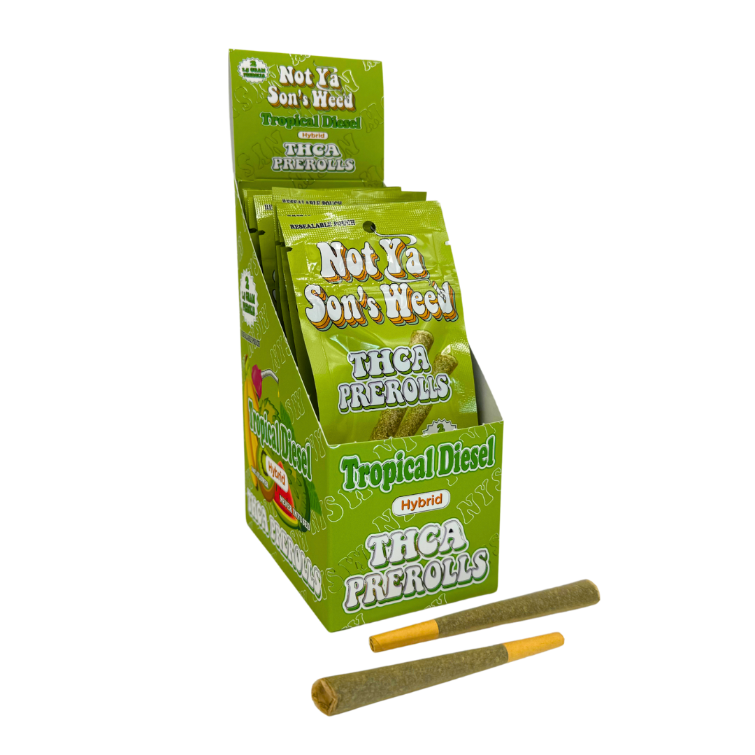 Not Ya Sons Weed 1.5g x2 THCA PreRoll and Blunts