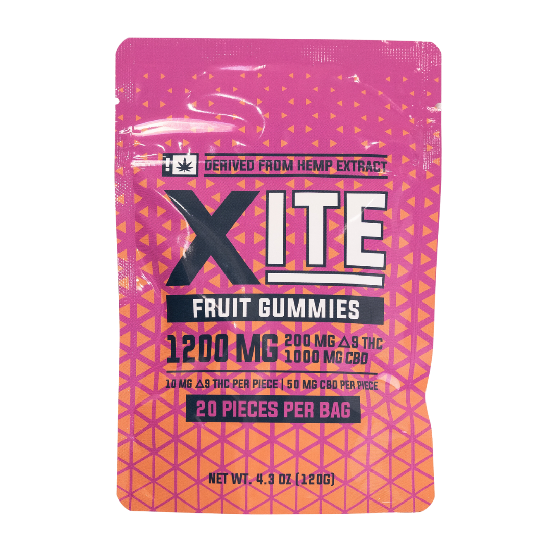 Xite D9/CBD Fruit Gummies