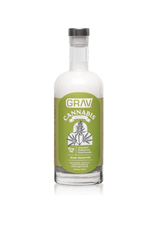 Grav Cannabis Spirit 60mg THC  Strain Dessert #11