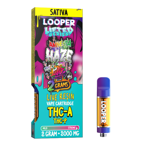 Looper Cart Amnesia Haze THCA & THCP Sativa