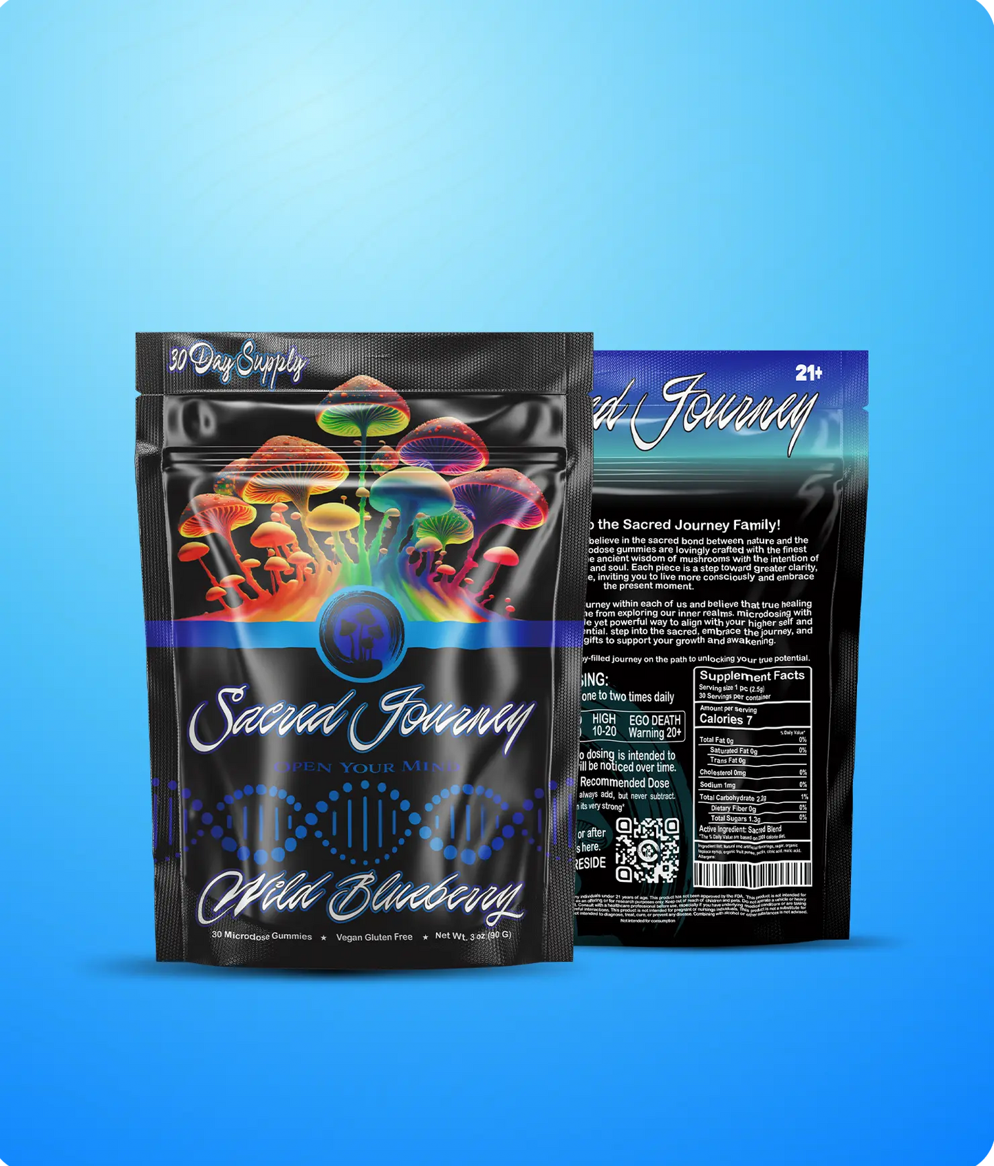 Sacred Journey Micro Dose Mushroom Gummies