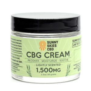 Sunny Skies CBG Cream 1500mg