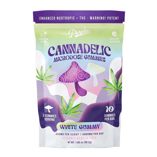 Purple Cannadelics Microdose Gummies 10pk