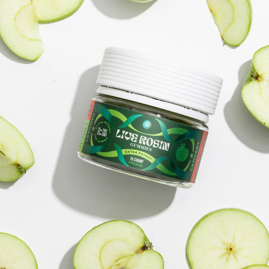 Canvast Live Rosin Sour Apple Gummies 15ct