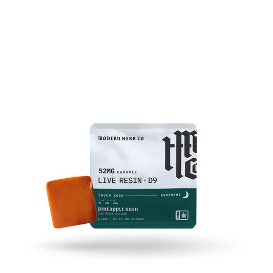Modern Herb Co Live Resin THC 40mg Salted Caramel