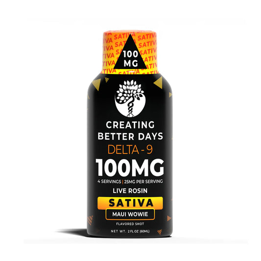 Creating Better Days D9 100mg Shot Maui Wowie Sativa