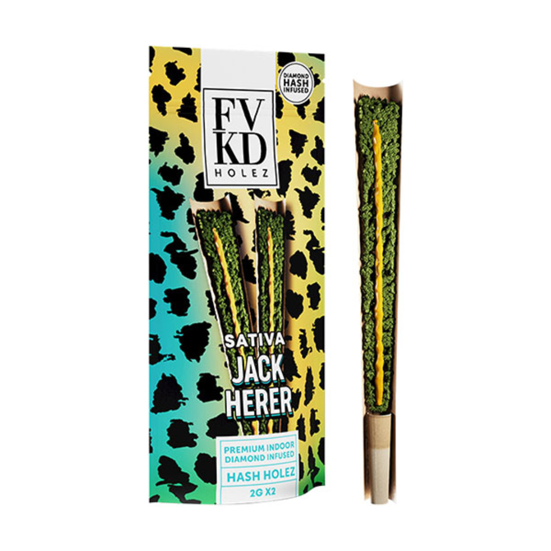 FVKD Diamond Infused Hash Holez Jack Herer Sativa 2ct