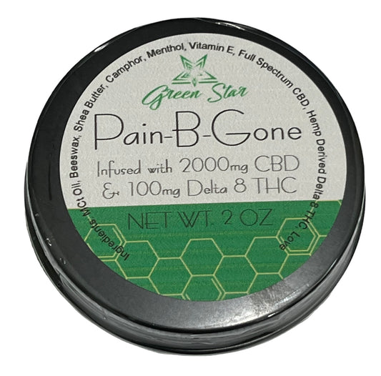 Pain B Gone 2000mg CBD 100mg THC