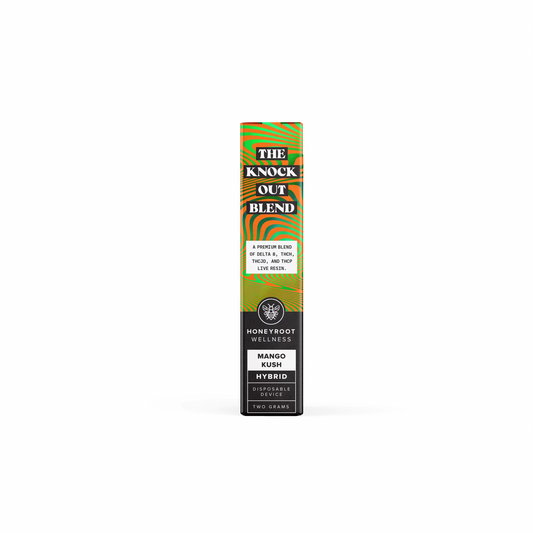 HoneyRoot The Knockout Blend Mango Kush D8 2gr Disposable