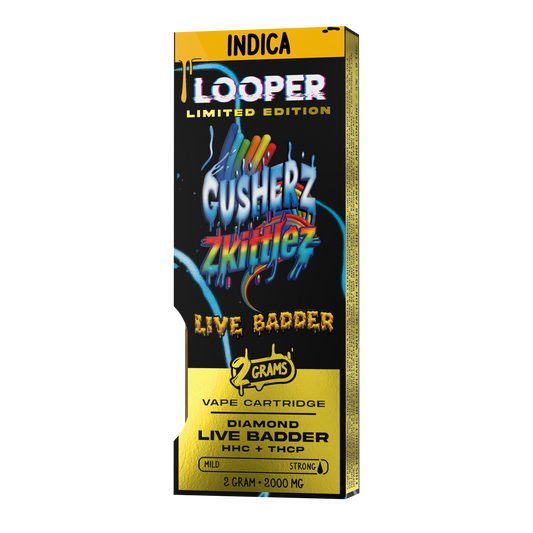 Looper Cart Gusherz Zkittlez Live Badder 2g Indica