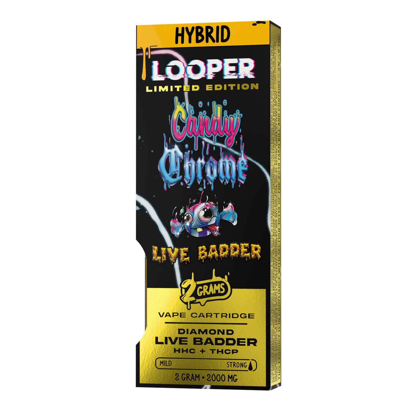 Looper Cart Candy Chrome Live Badder 2g Hybrid