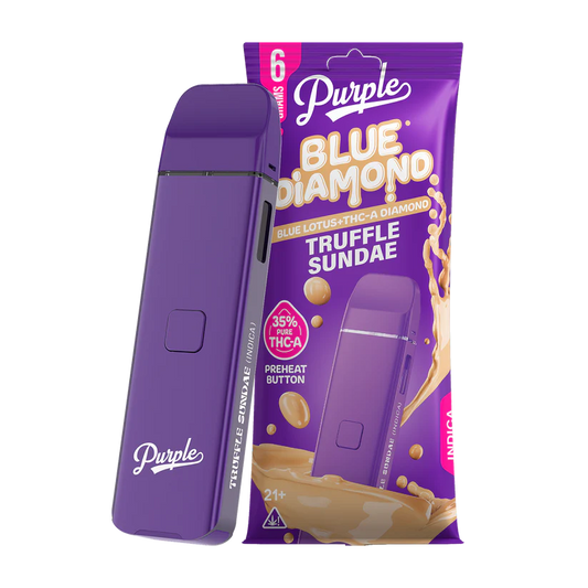 Purple Blue Diamond Disposable Truffle Sundae Indica