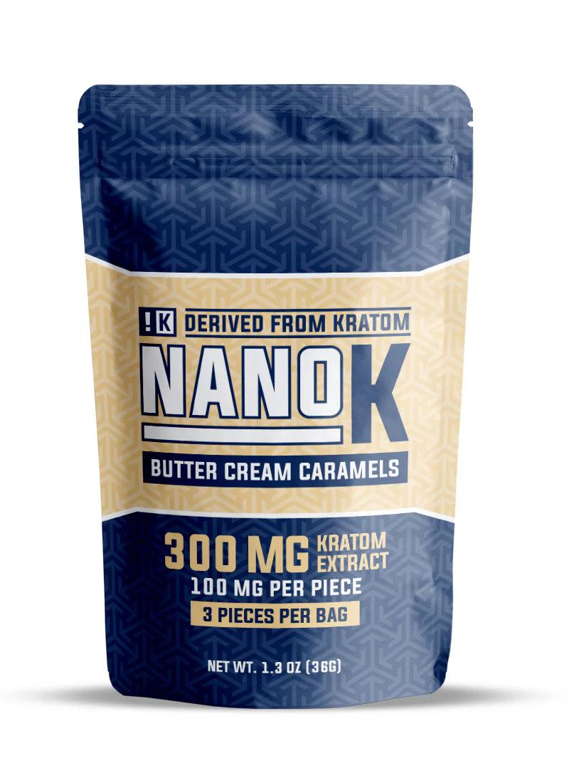 Nano K Butter Cream Caramels 3pcs Kratom