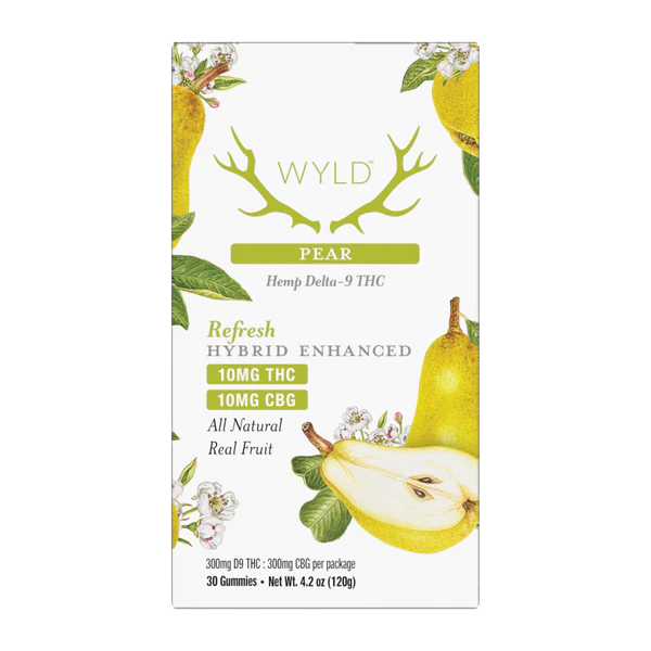 Wyld gummies 300MG 30CT 10mg THC 10mg CBG