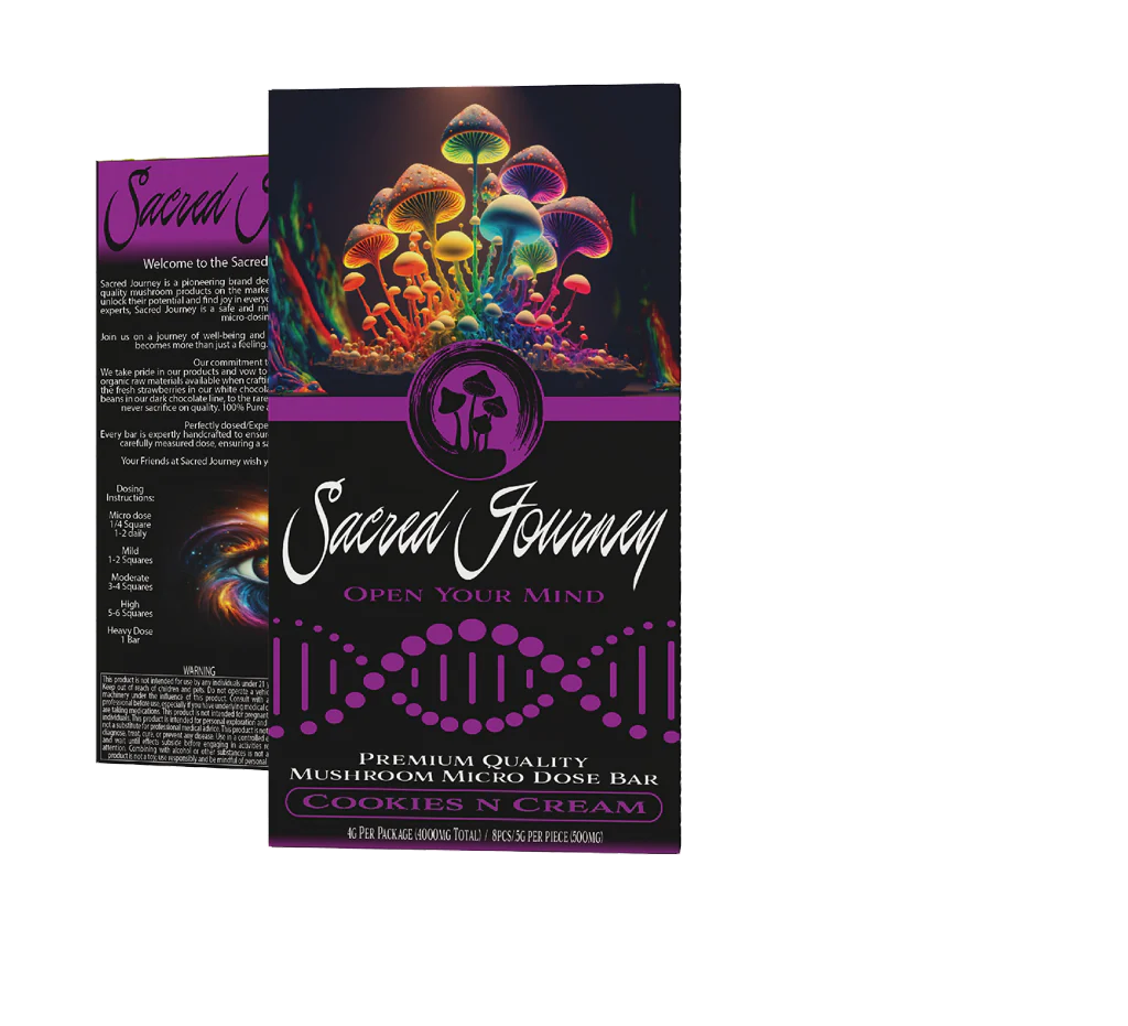 Sacred Journey Mushroom Chocolate Bars