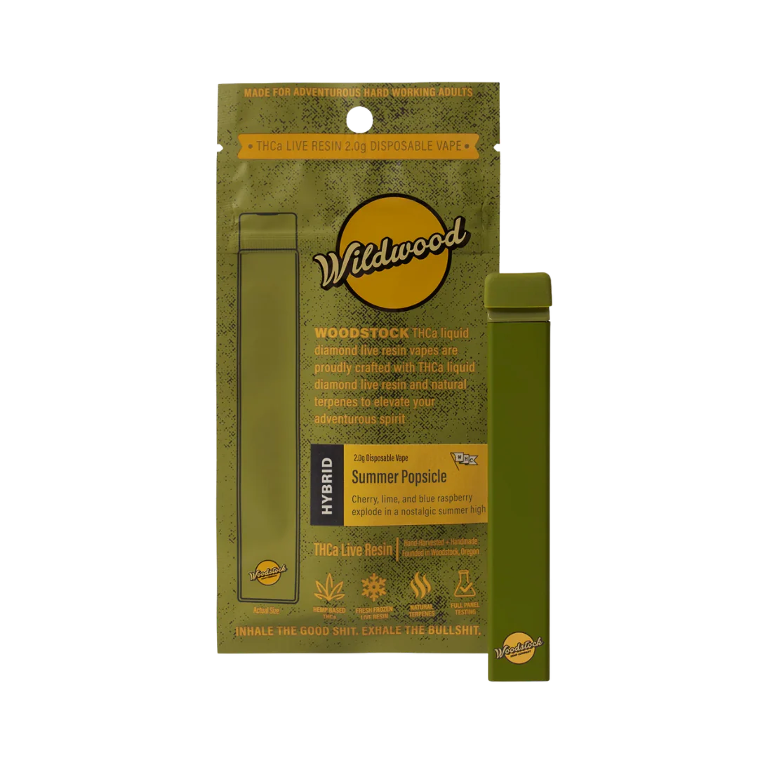 Wildwood THCA Live Resin Liquid Diamon 2g Disposable