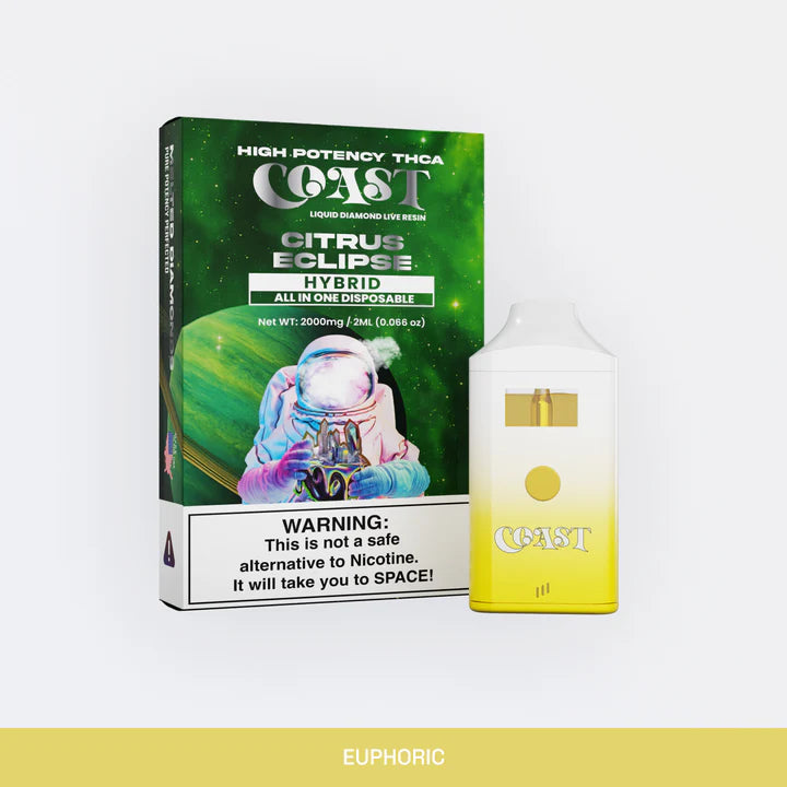 Coast THCA Liquid Diamonds Live Resin 2g Disposable
