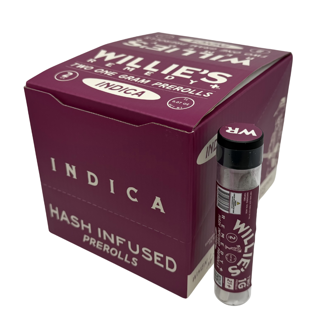 Willies Remedy Hash Infused Prerolls 2g
