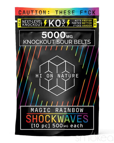 Hi on Nature Shockwaves Magic Rainbow gummies 5000mg