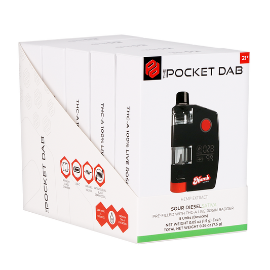 The Pocket Dab 1.5G THCA Live Rosin Badder Disposable