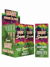 Habit Sauce Sour Haze Disposable Sativa THCA 2000mg 2g