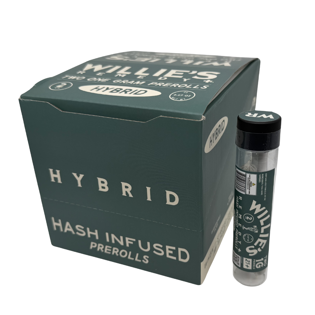 Willies Remedy Hash Infused Prerolls 2g